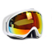 Crowbar Snow Goggle Matte White/Fire IridiumUS FIT